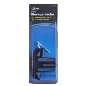 Storage Lock, Black 2Pk