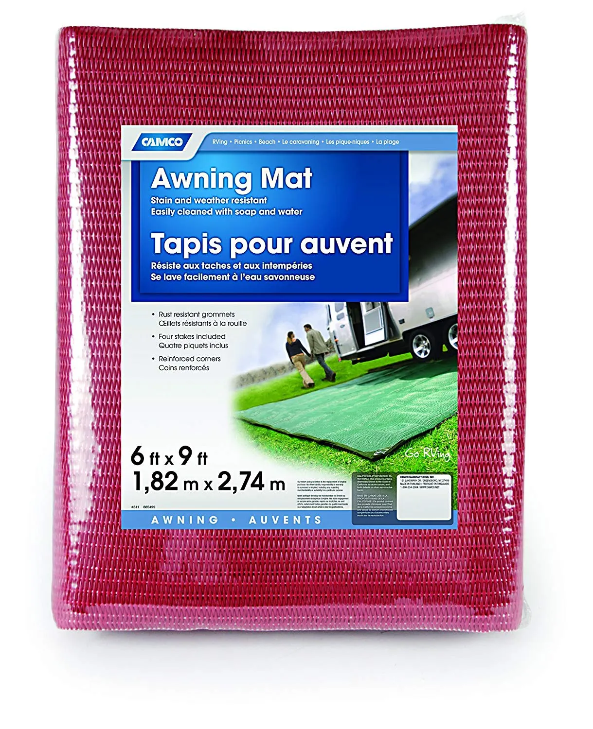 BURG AWNING MAT 6x9 REVERSIBL