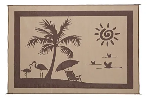 Beach Paradise Ma Brn/Bge 8x11