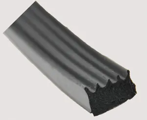 Foam Seal w/ Tape Black Ribbed