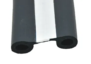 EPDM Double Bulb Seal w/ Tape,