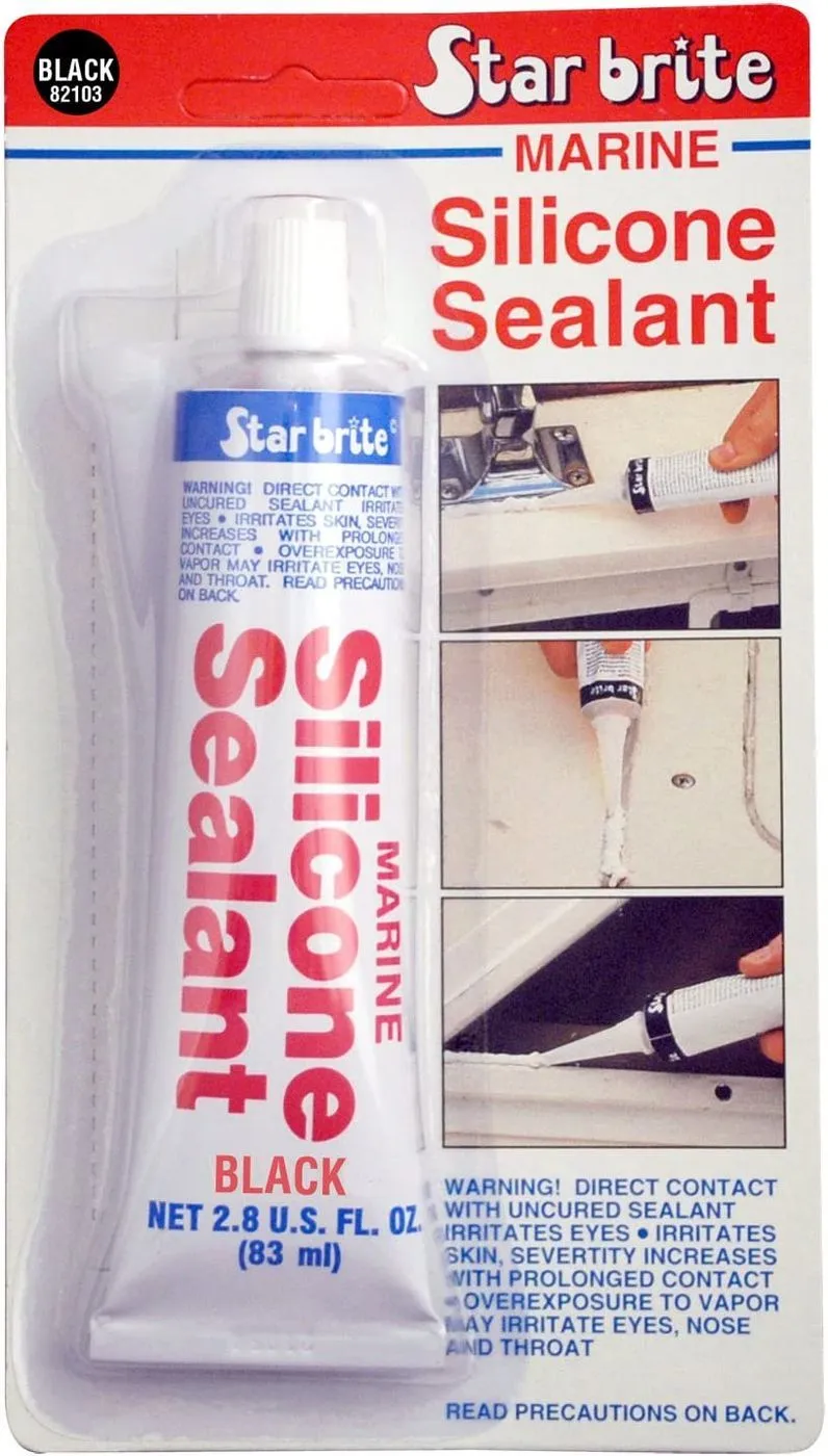 Silicone Sealant Black 2.8 oz.
