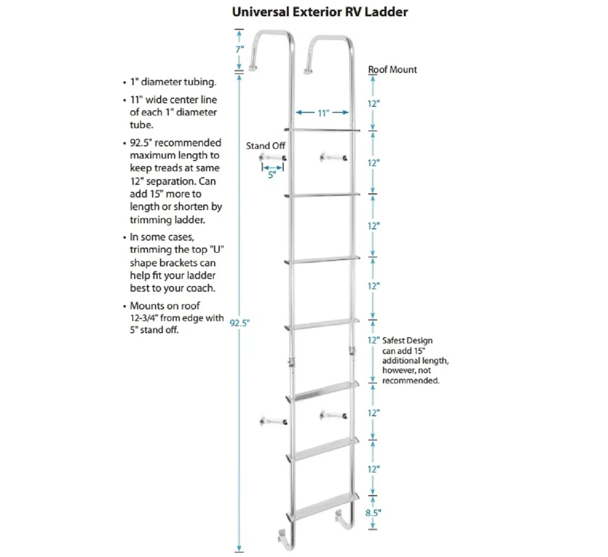 Universal Motor Home Ladder