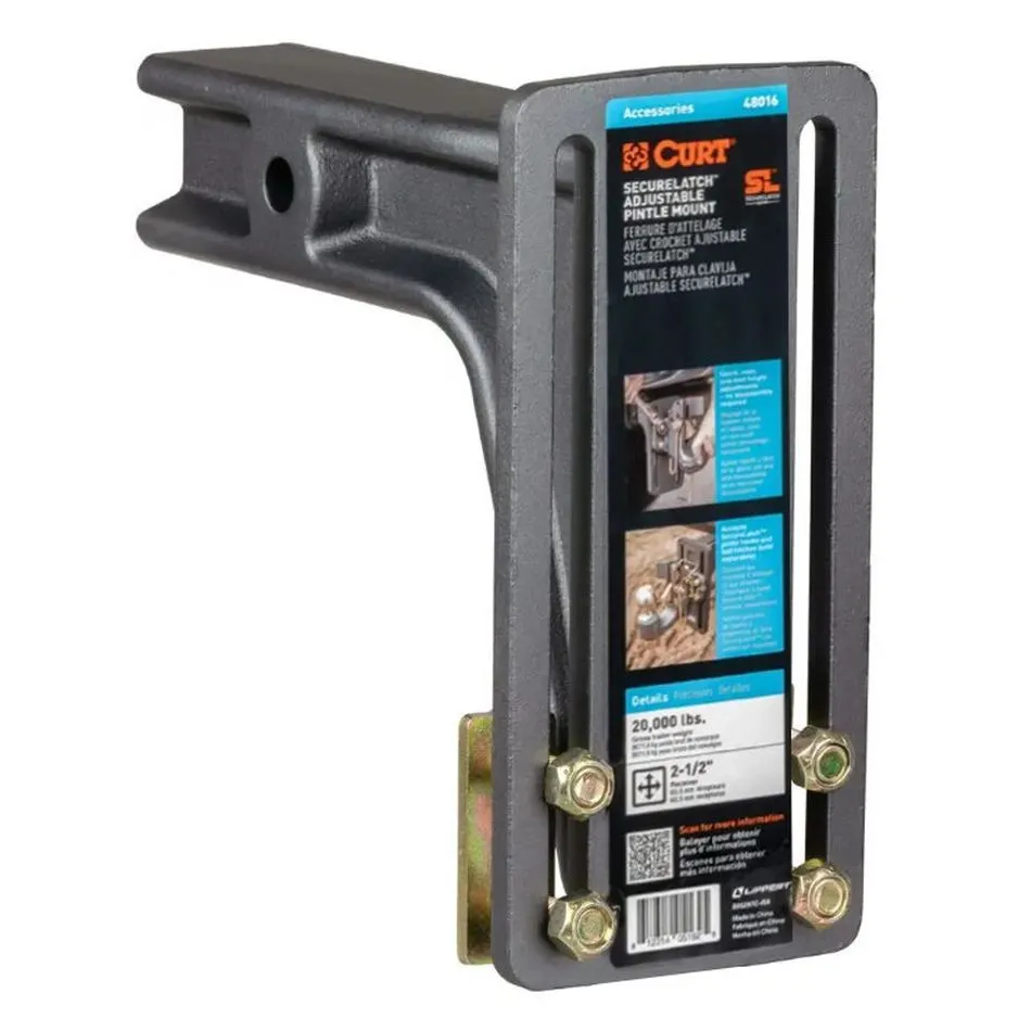 2-1/2 ADJUSTABLE SHANK PINTLE