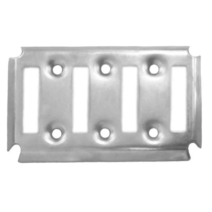 4 SLOT E-TRACK zinc plated