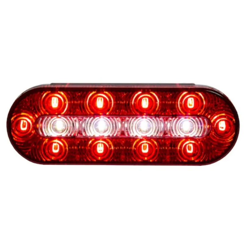 LED Oval Tail Light w/Backup