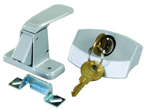 CAMPER DOOR LATCH, SILVER