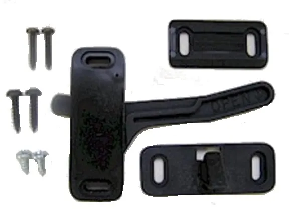 Screen Door Latch, Black - Phi