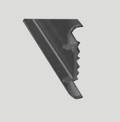 Insert Molding Trim- Black 16'