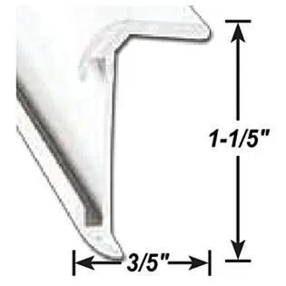 Insert Corner Molding- Blk 8'