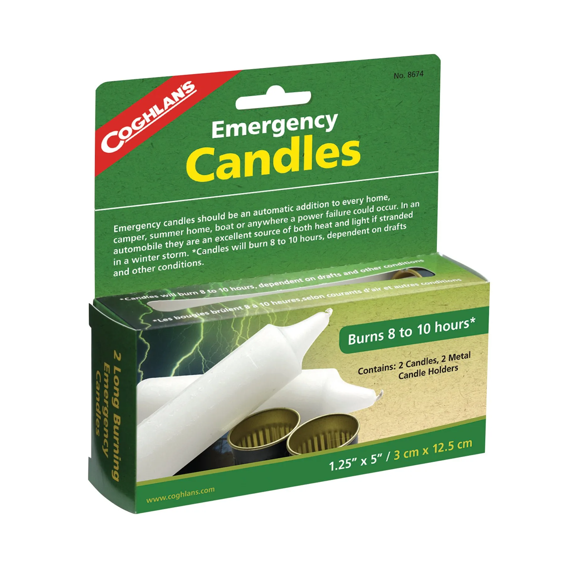 Emergency Candles - pkg of 2