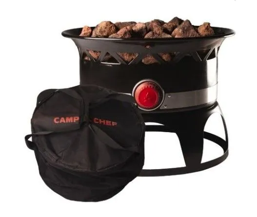 Redwood Dlx Gas Firepit w/Lid