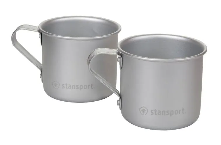 ALUMINUM DRINKING CUPS - 2 PER