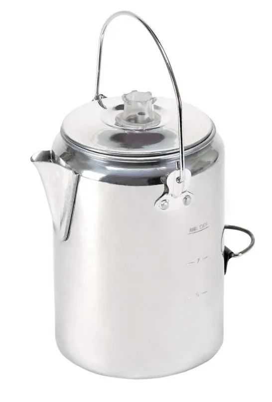 ALUMINUM PERCOLATOR COFFEE POT