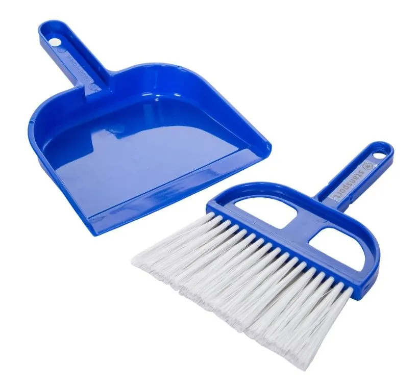 WHISK AND DUST PAN