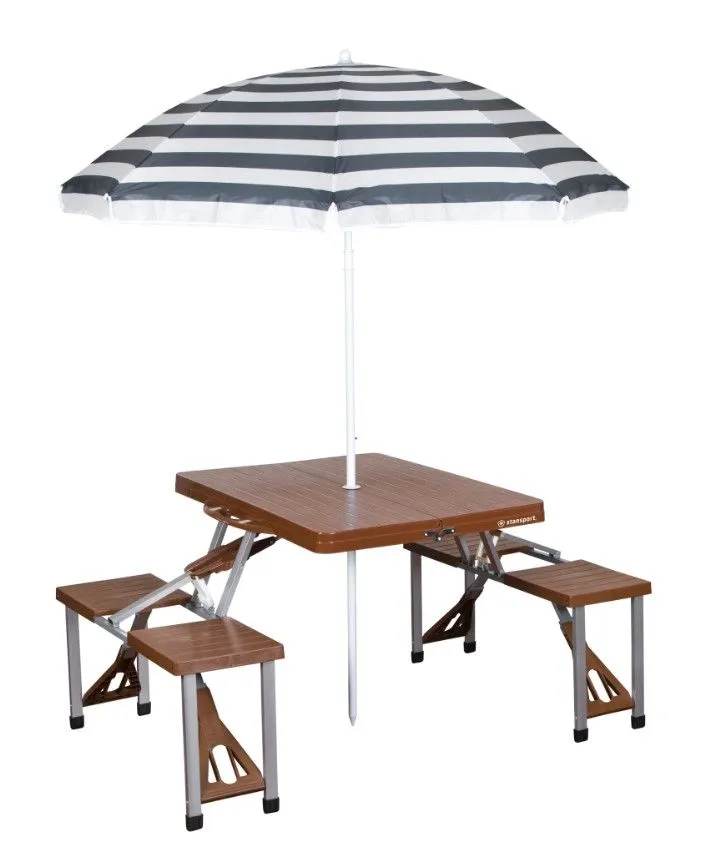 PICNIC TABLE AND UMBRELLA COMB
