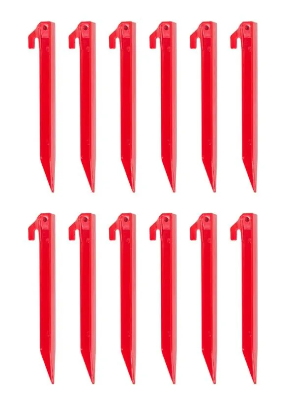 PLASTIC TENT STAKES - 9 IN - 5