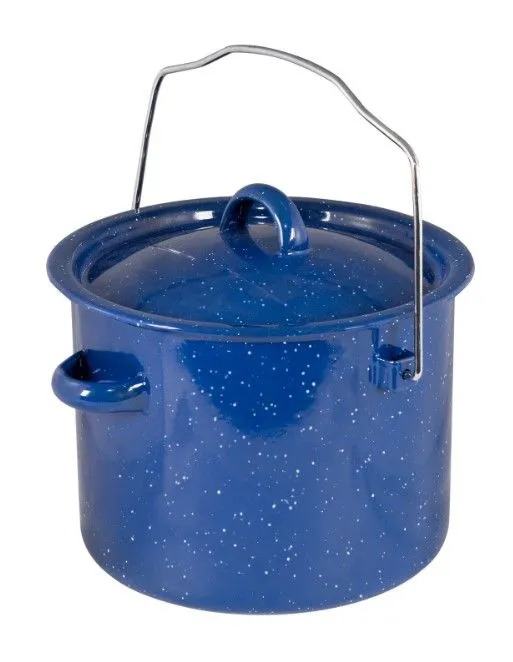 ENAMEL STRAIGHT POT- 3.2 QT