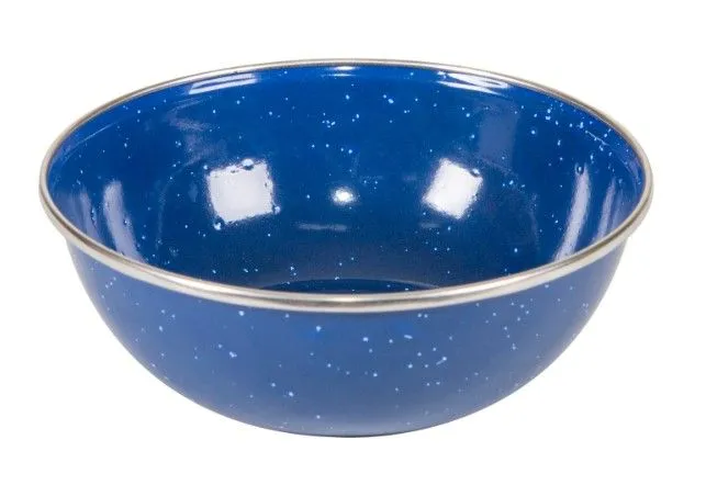 ENAMEL MIXING BOWL - S.S. EDGE