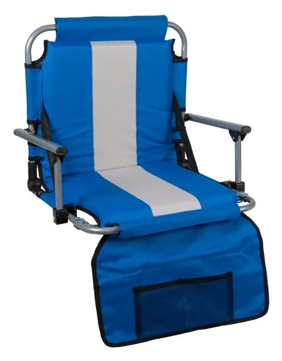 STADIUM SEAT WITH ARMS - BLUE