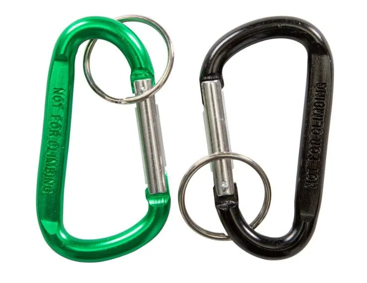 ALUMINUM CARABINER NOT SUITABL