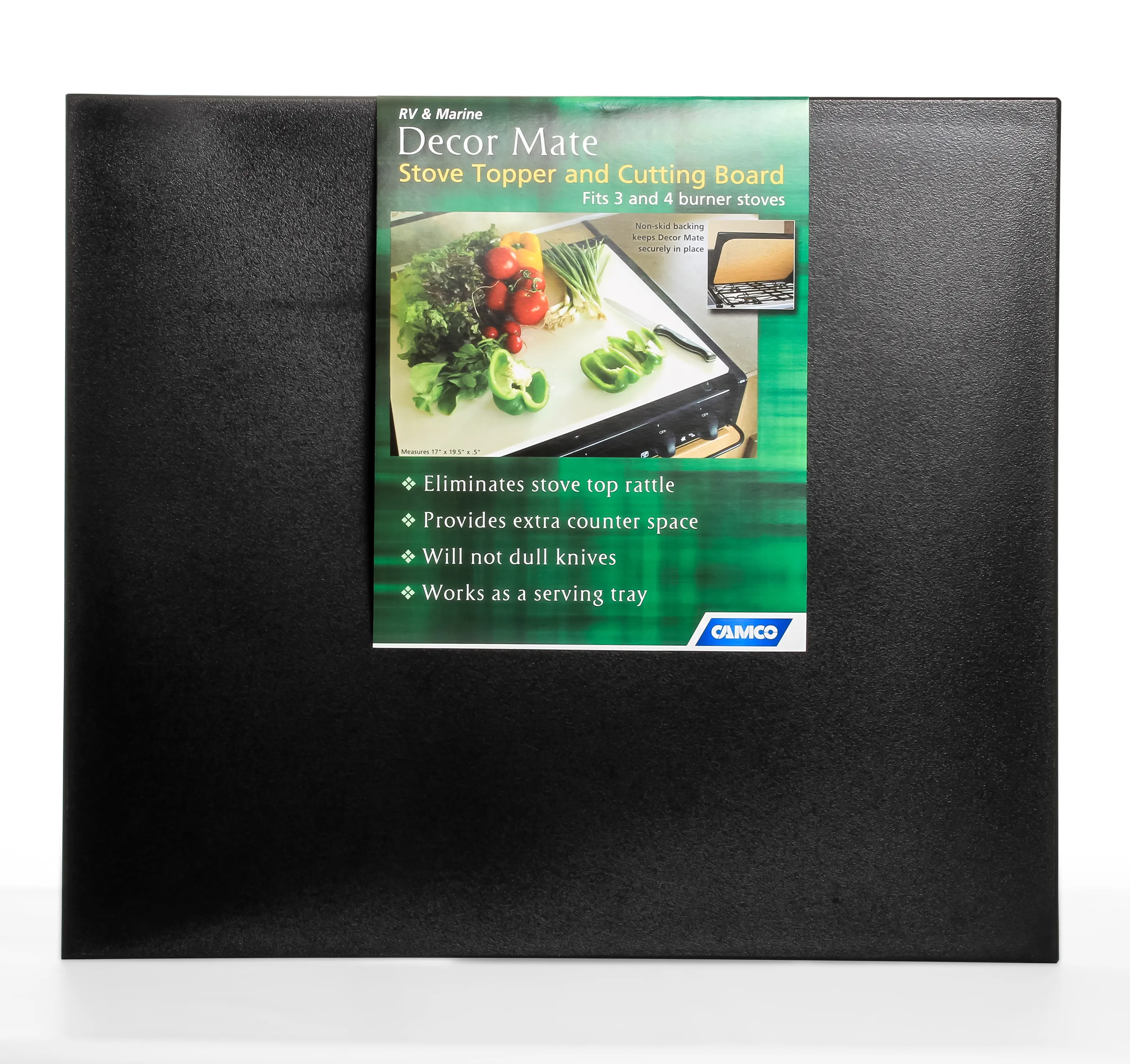 Decor Mate Stove Topper Black