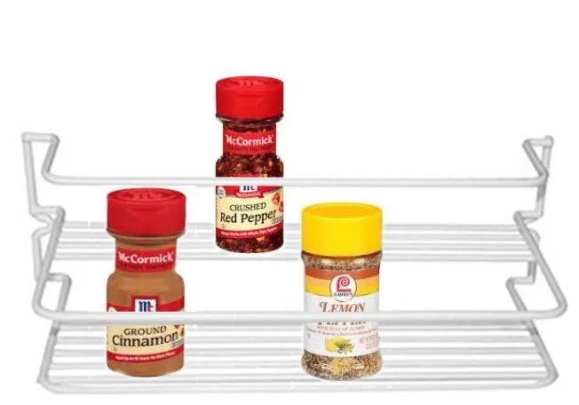 Double Spice Rack -White