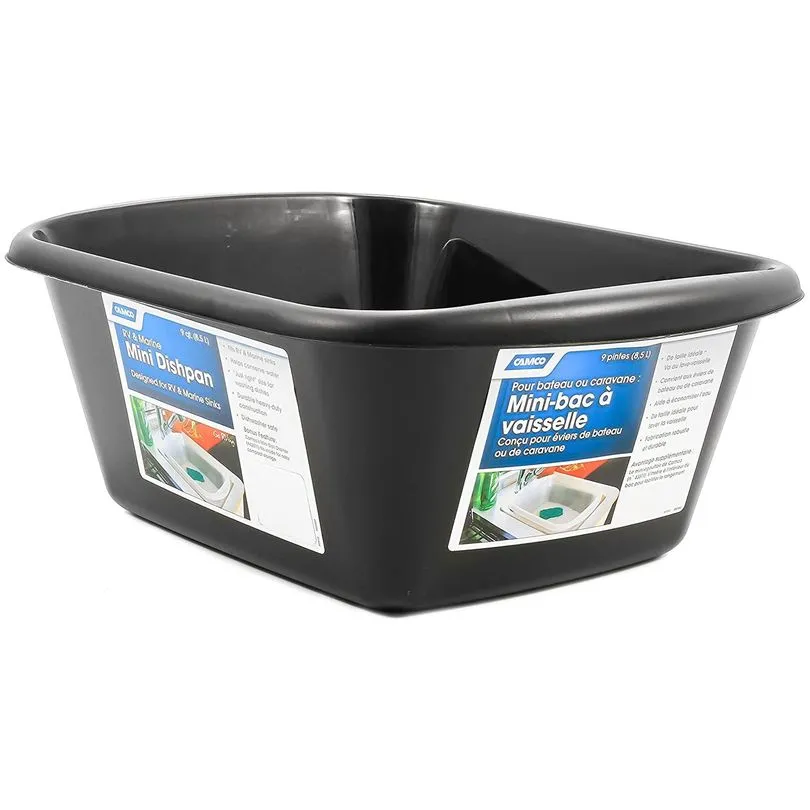 Mini Dish Pan, Black