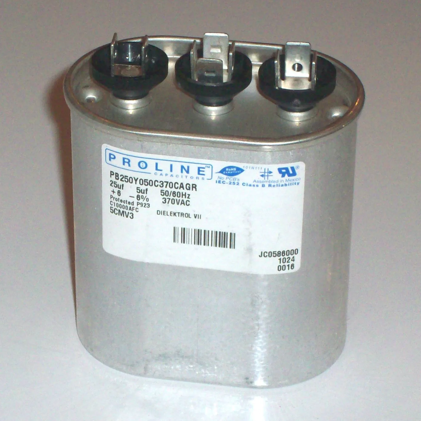 CAPACITOR, 25/5 MFD