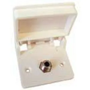 TV EXT PLATE- WHITE