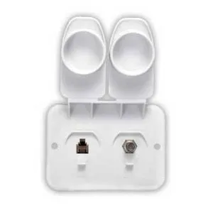 Phone / Cable TV Plate, PW