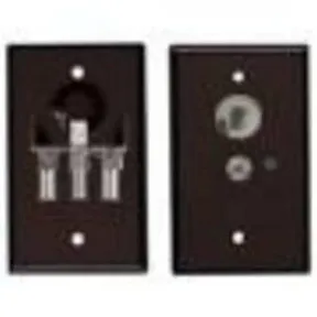 12V Outlet w/Cable TV, Brown