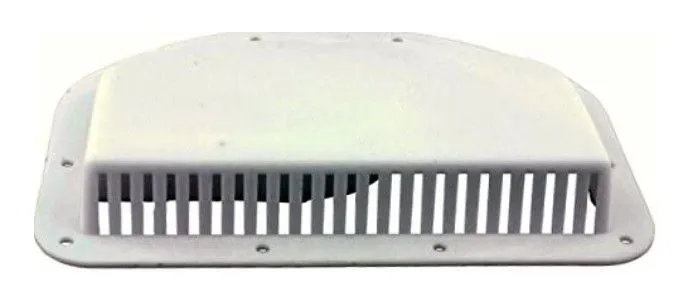 AIR VENT COVER, HALF-MOON, WHI