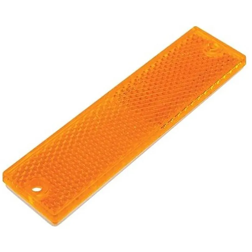 Reflector 4 3/8 x 1 1/8 amber