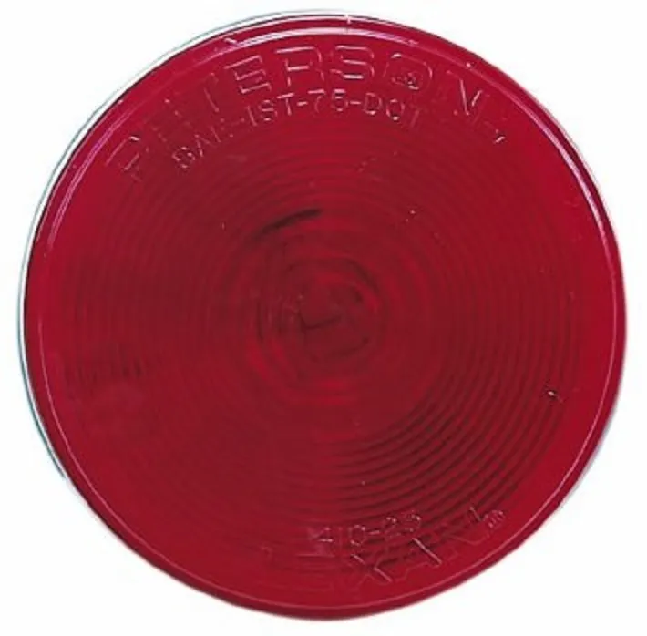 Sealed Round Tail Light, Red