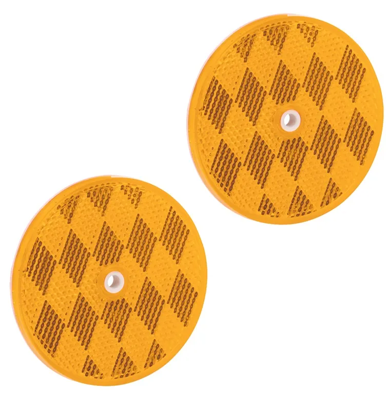 AMBER REFLECTOR 3-3/16