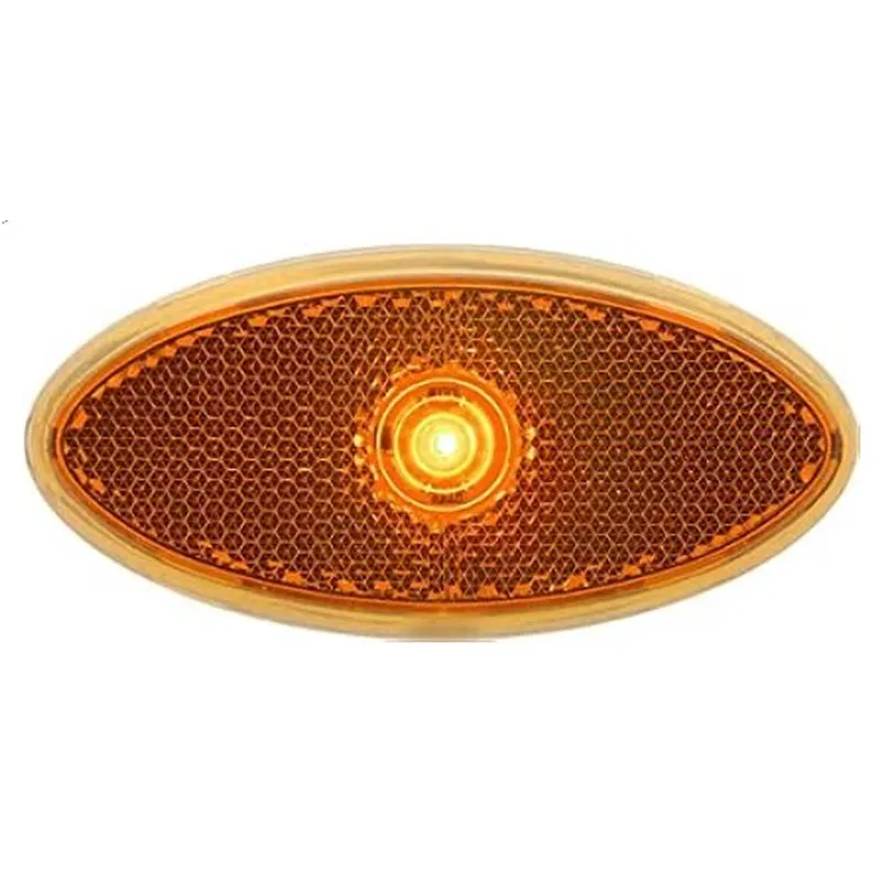 Amber light oval