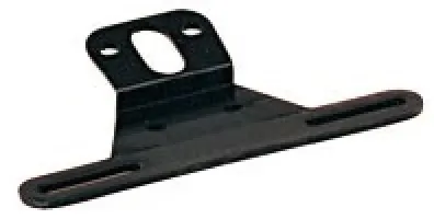 LICENSE BRACKET PLASTIC BLACK;