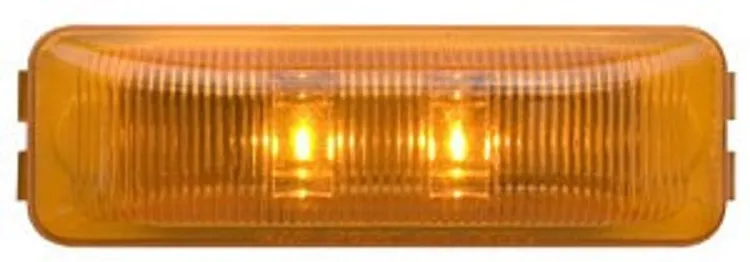 LED THINLINE M/C,2 DIODE AMBER