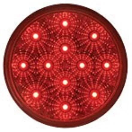 LED RND TAIL;MIROFLEX 12-RED