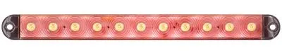 LED ULTRA THIN S/T/T;RED/CLEAR