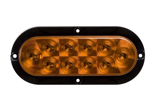 10 LED OVAL PARK/TRN FLNG -AMB