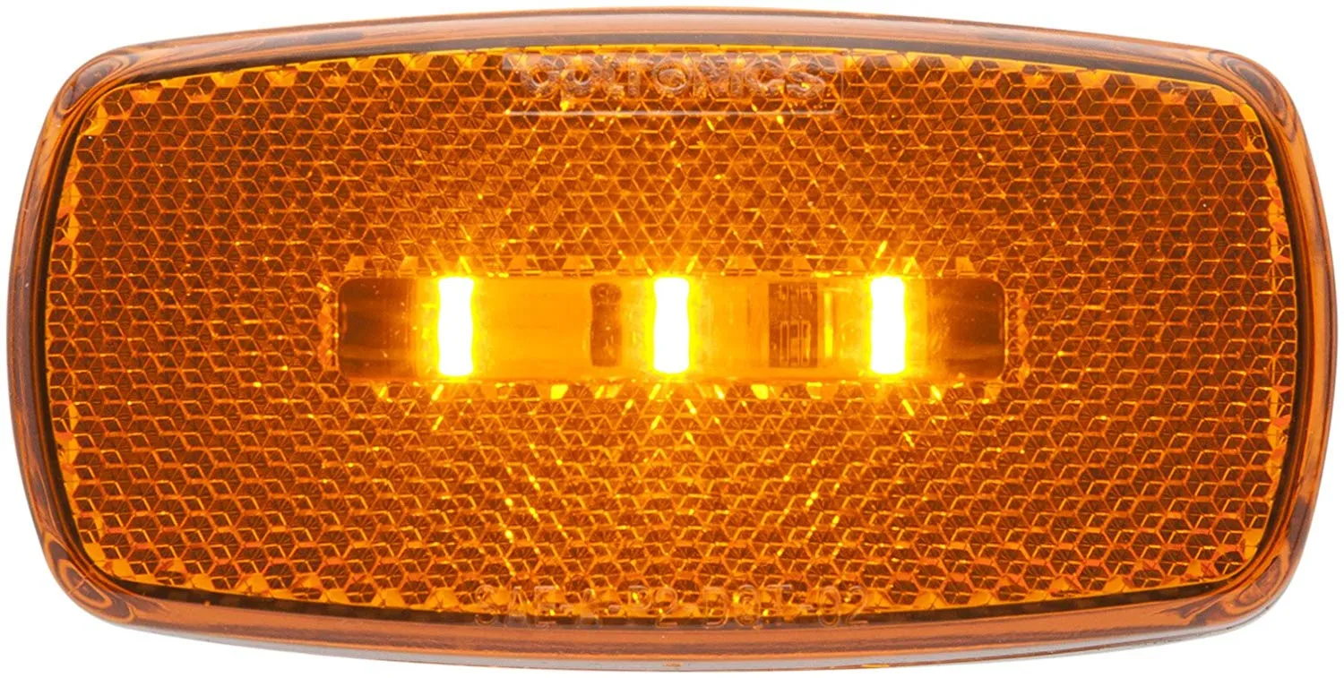 LED MARK LIGHT;OVAL;AMBER