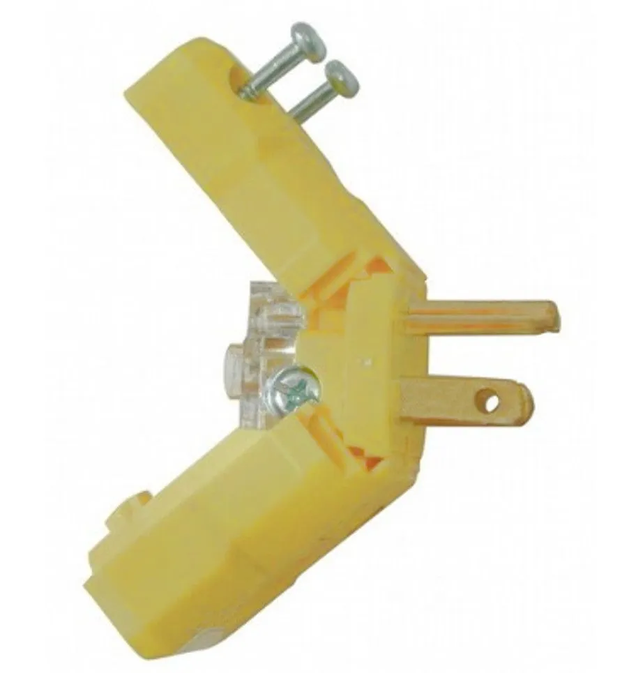 Male Plug  3 wire yellow quick