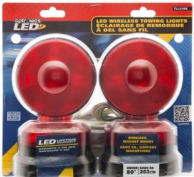 LED TOWING LIGHT KIT;RED;WIREL