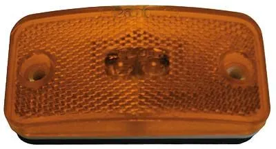 Amber LED Marker Lamp with Whi