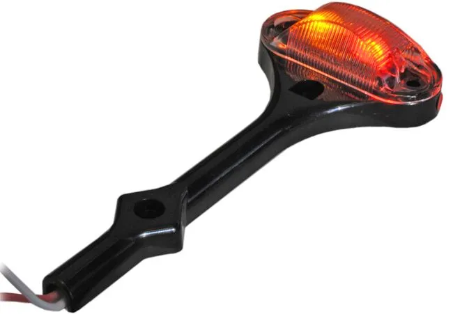 Oval LED Fender Light with Bra