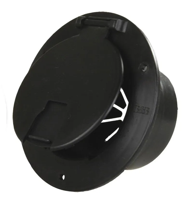 Dlx Rnd Elect Cable Hatch Blck