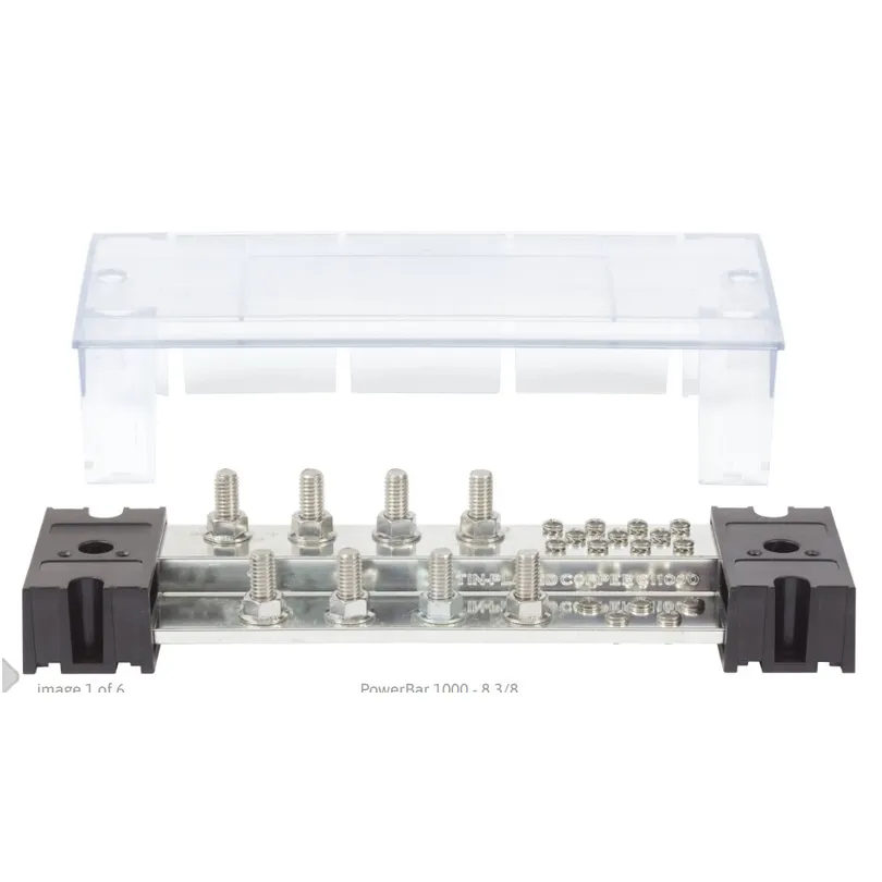 POWERBAR 1000 8X3/8-16 W/COVER