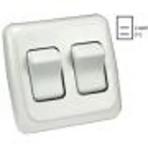 Double Rocker Switch Assembly